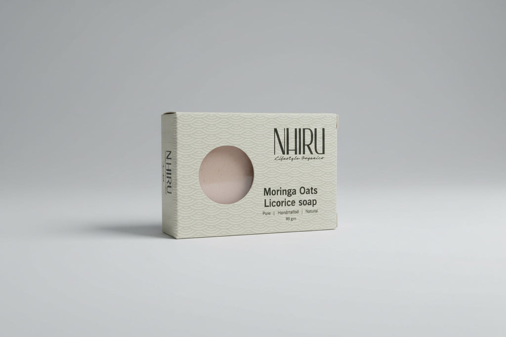 Nhiru Moringa Oats Licorice Soap