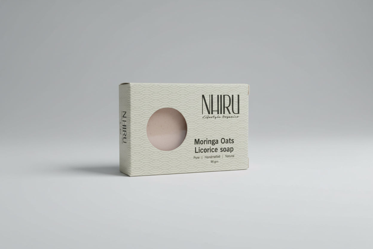 Nhiru Moringa Oats Licorice Soap