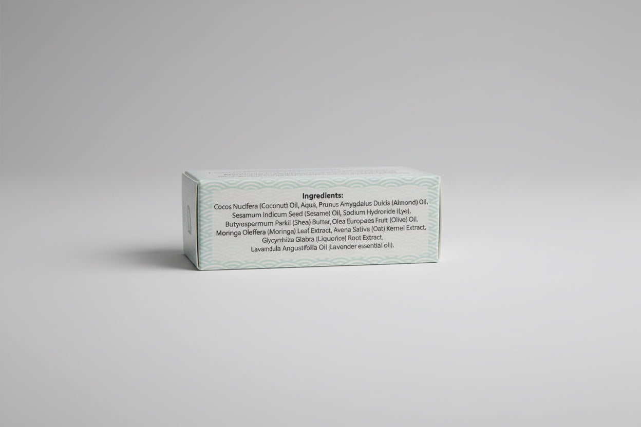 Nhiru Moringa Oats Licorice Soap